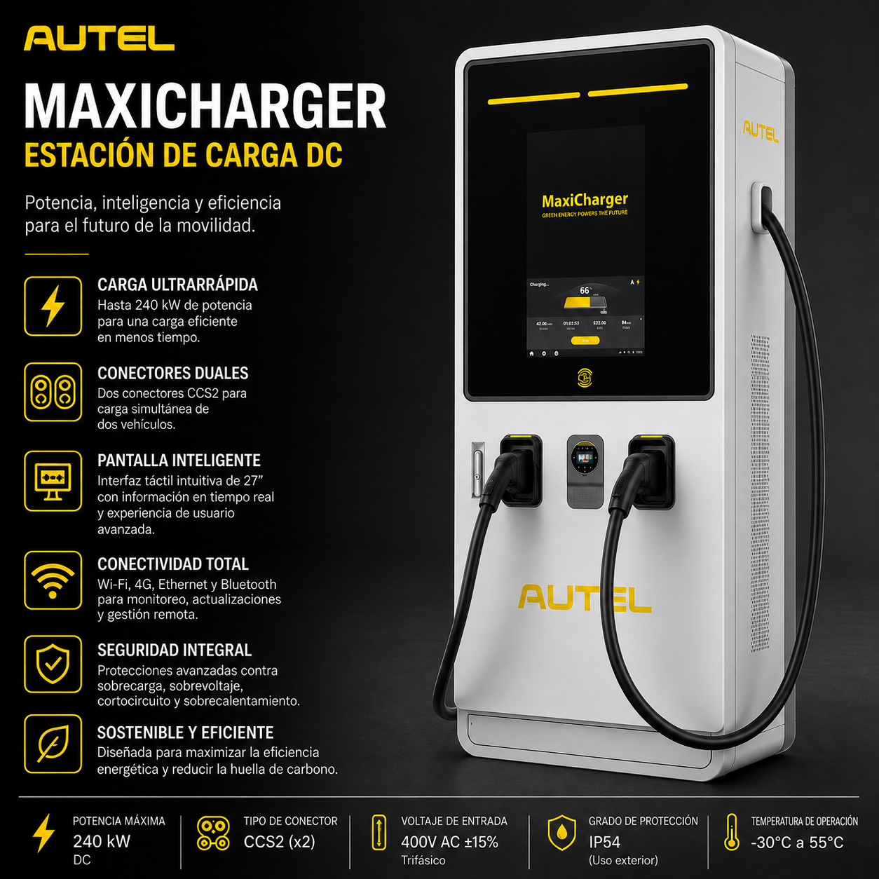 Cargador Autel MaxiCharger DC Fast - Image 4